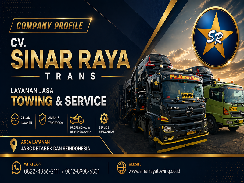 Visi & Misi CV. Sinar Raya Trans - Perusahaan Karoseri & Towing Terpercaya